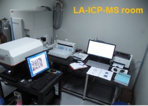 Phòng quang phổ phát xạ Plasma – Khối phổ ( LA- ICP-MS)
